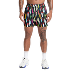 Fishing Lure Gym Shorts - 5 inch inseam shorts with graphic design and pockets, Gift for him, Gift For Her, Gym Gift