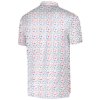 Men's Golf Polo -Print Short Sleeve Quick Dry Polo Shirt, Gift For Him, Gift For Father, Father's Day