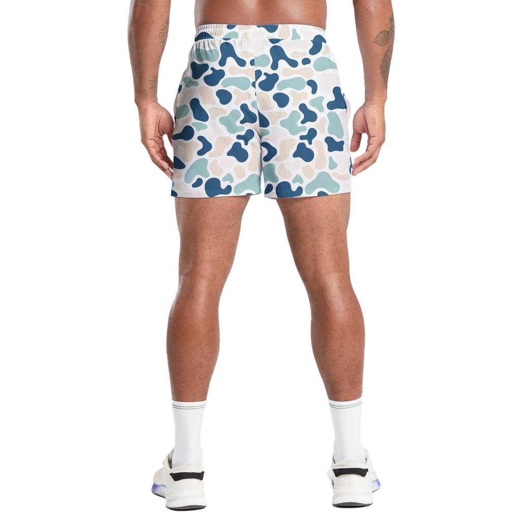 Camo Duck Hunting Shorts With 5 Inch Inseam, Perfect for Men & Women At the Gym, Basketball Camo Mesh Short, Gift for him, Gift For Her, Gym Gift