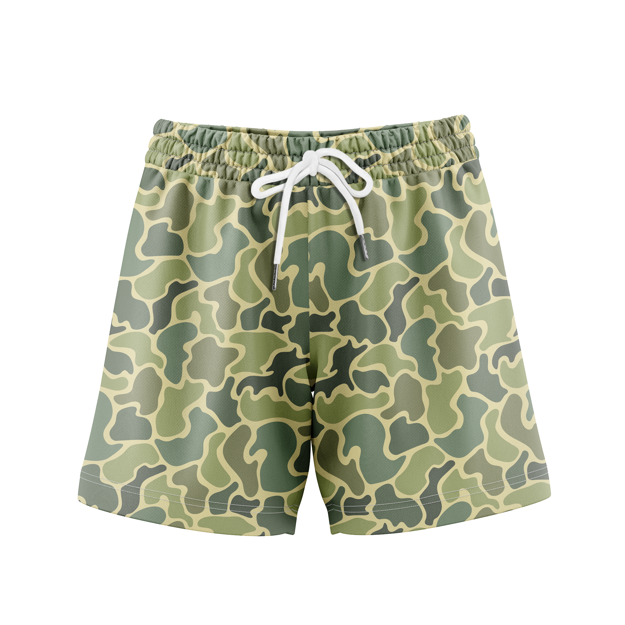 Camo Duck Hunting Shorts With 5 Inch Inseam, Perfect for Men & Women At the Gym, Basketball Camo Mesh Short, Gift for him, Gift For Her, Gym Gift