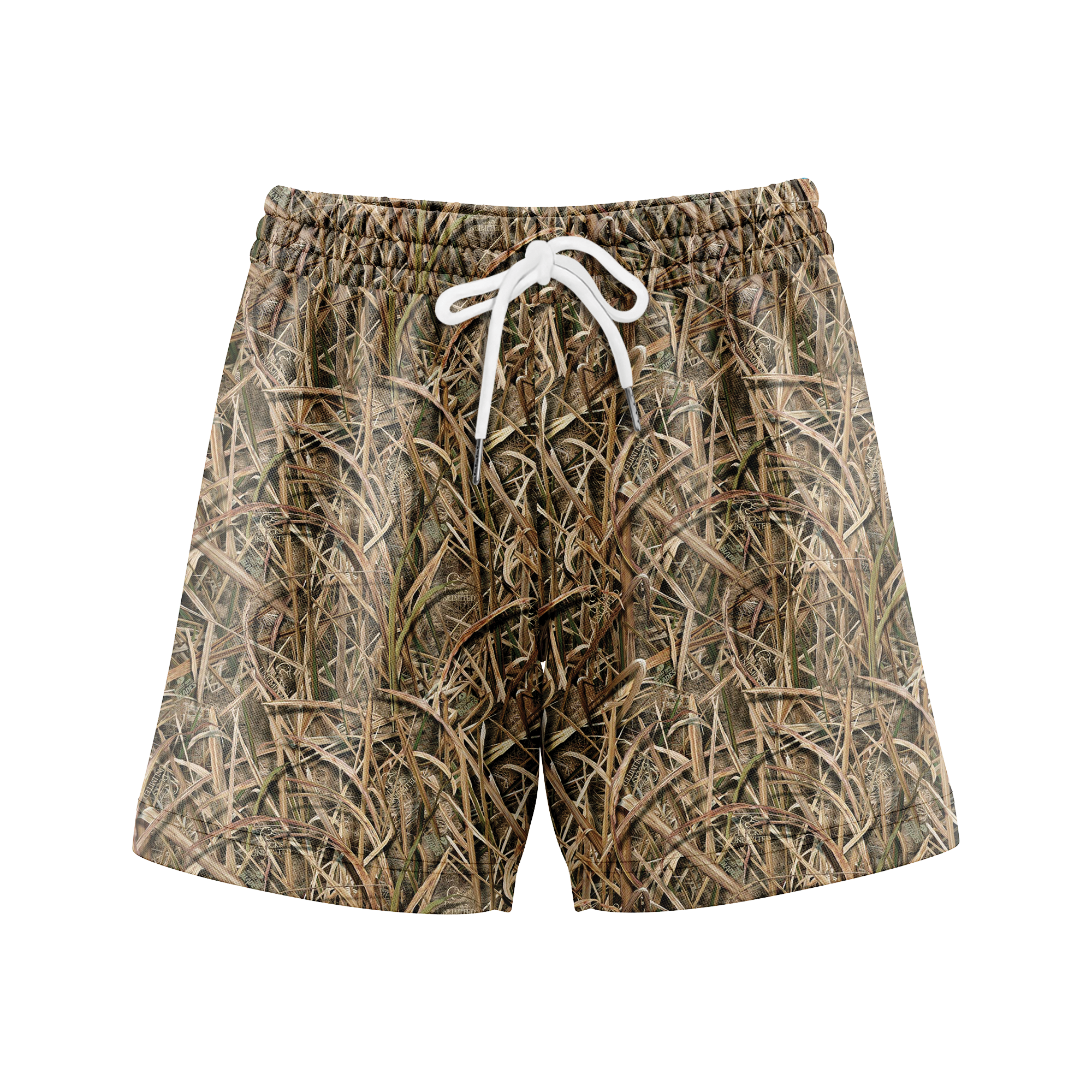 Camo Duck Hunting Shorts With 5 Inch Inseam, Perfect for Men & Women At the Gym, Basketball Camo Mesh Short, Gift for him, Gift For Her, Gym Gift