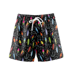 Fishing Lure Gym Shorts - 5 inch inseam shorts with graphic design and pockets, Gift for him, Gift For Her, Gym Gift