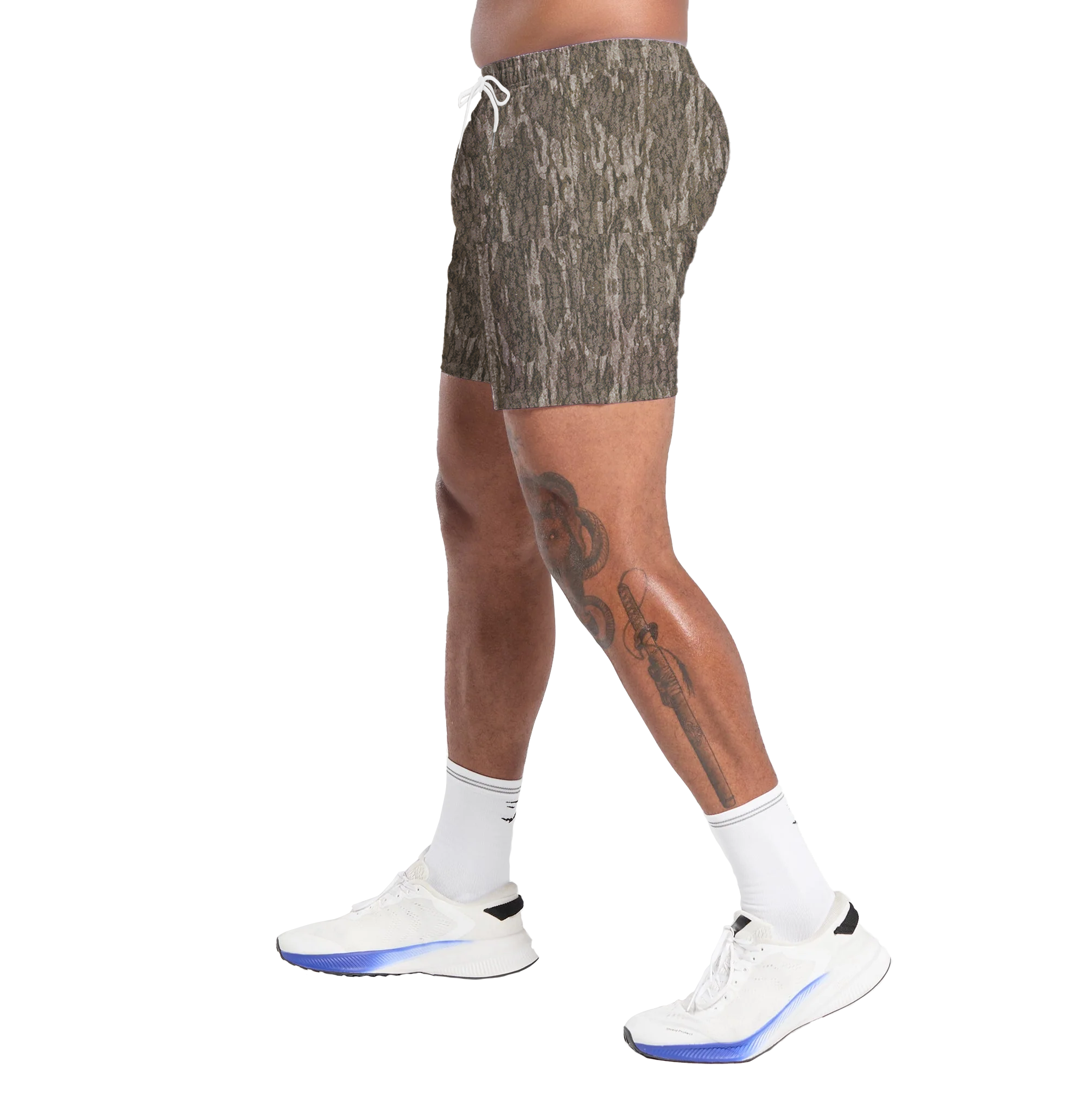 Camo Frorest Shorts With 5 Inch Inseam, Perfect for Men & Women At the Gym, Basketball Camo Mesh Short, Gift for him, Gift For Her, Gym Gift