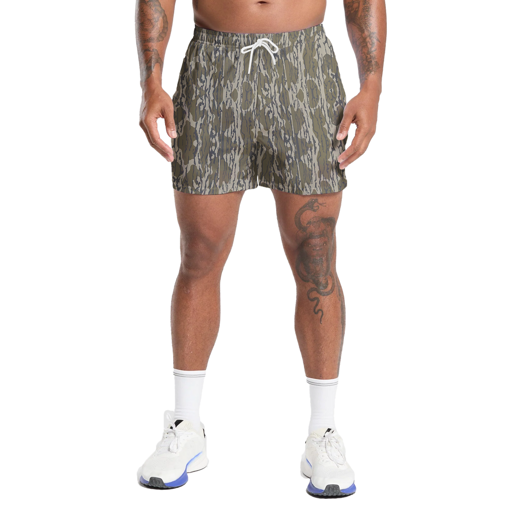 Camo Frorest Shorts With 5 Inch Inseam, Perfect for Men & Women At the Gym, Basketball Camo Mesh Short, Gift for him, Gift For Her, Gym Gift