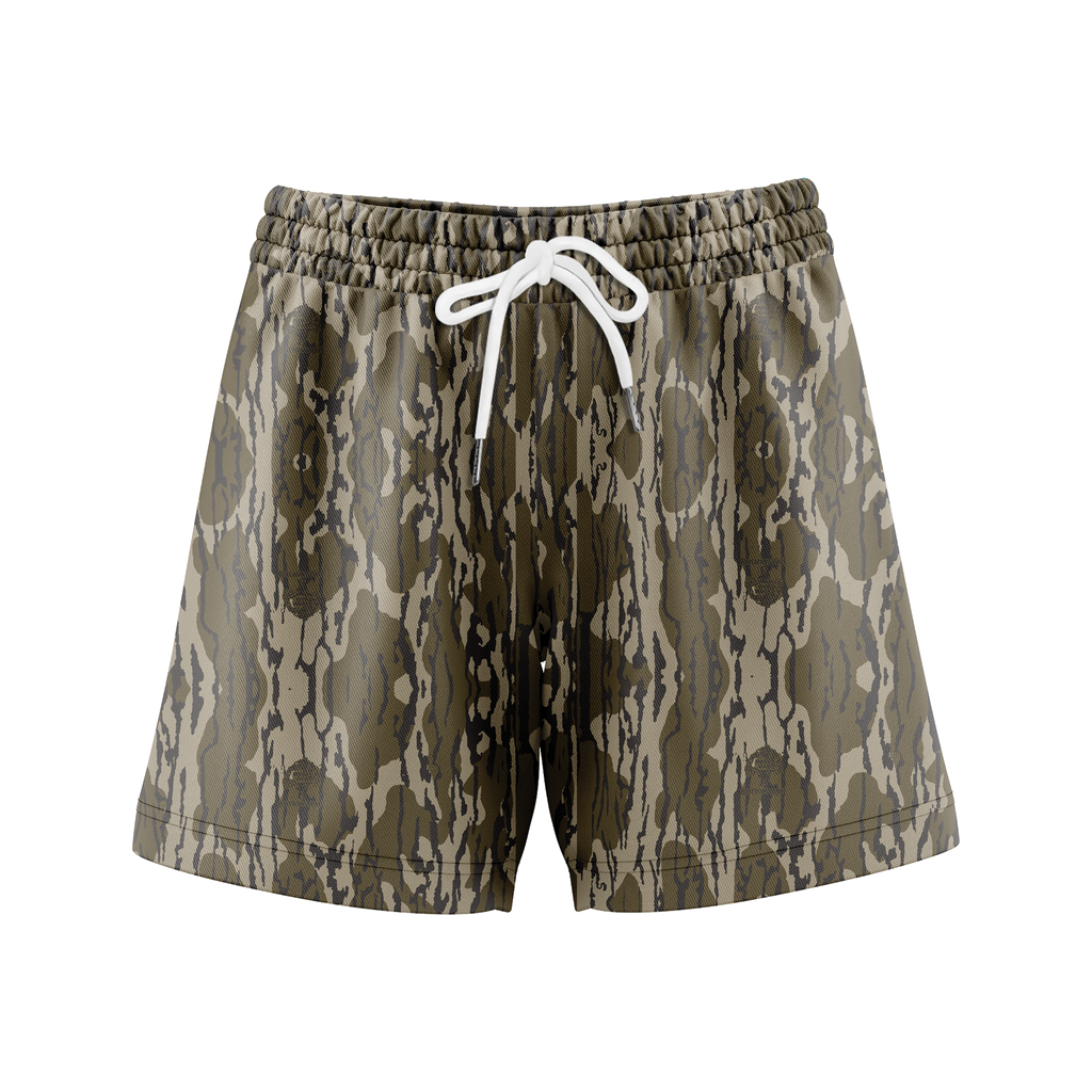 Camo Frorest Shorts With 5 Inch Inseam, Perfect for Men & Women At the Gym, Basketball Camo Mesh Short, Gift for him, Gift For Her, Gym Gift