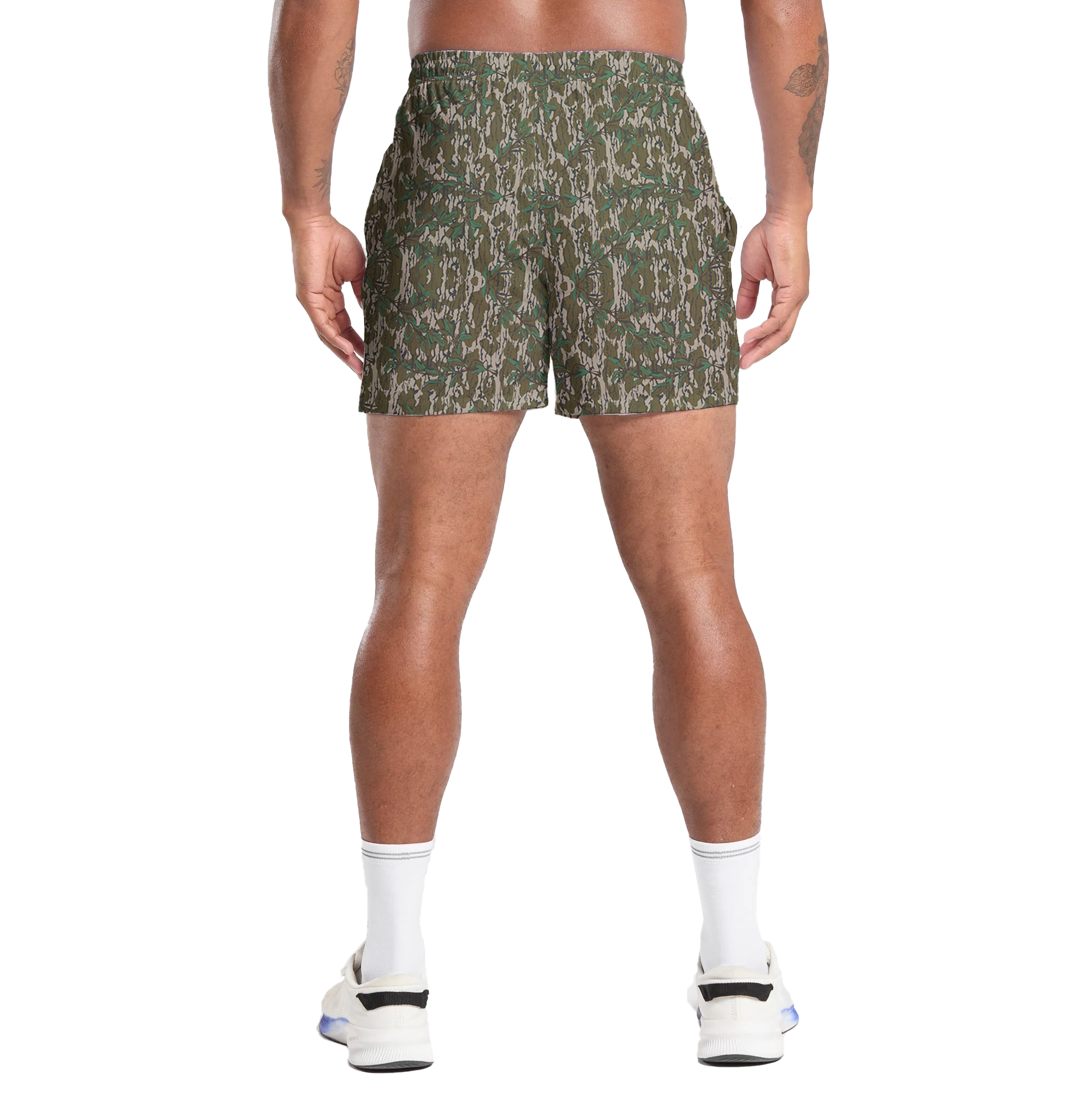 Camo Frorest Shorts With 5 Inch Inseam, Perfect for Men & Women At the Gym, Basketball Camo Mesh Short, Gift for him, Gift For Her, Gym Gift