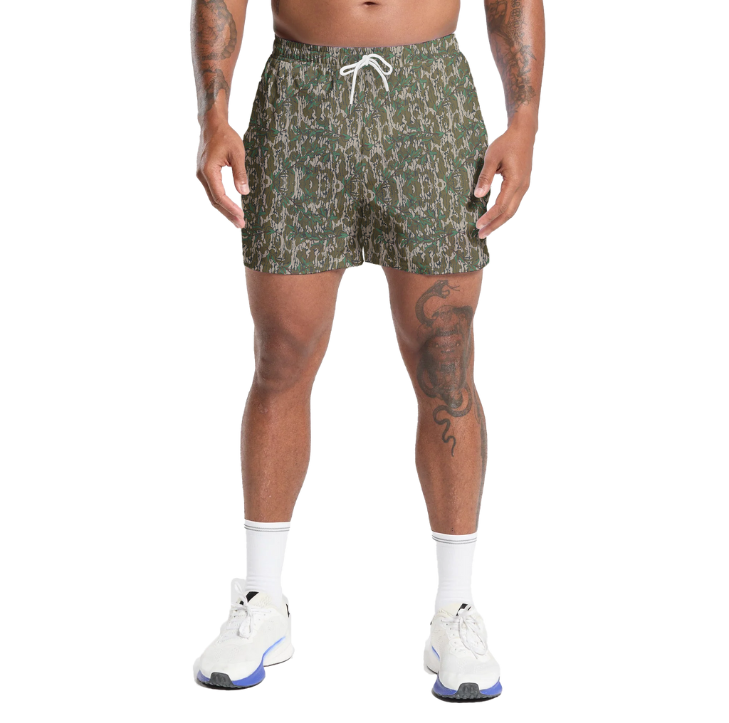 Camo Frorest Shorts With 5 Inch Inseam, Perfect for Men & Women At the Gym, Basketball Camo Mesh Short, Gift for him, Gift For Her, Gym Gift