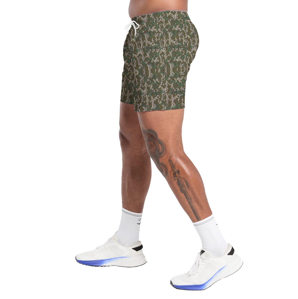 Camo Frorest Shorts With 5 Inch Inseam, Perfect for Men & Women At the Gym, Basketball Camo Mesh Short, Gift for him, Gift For Her, Gym Gift