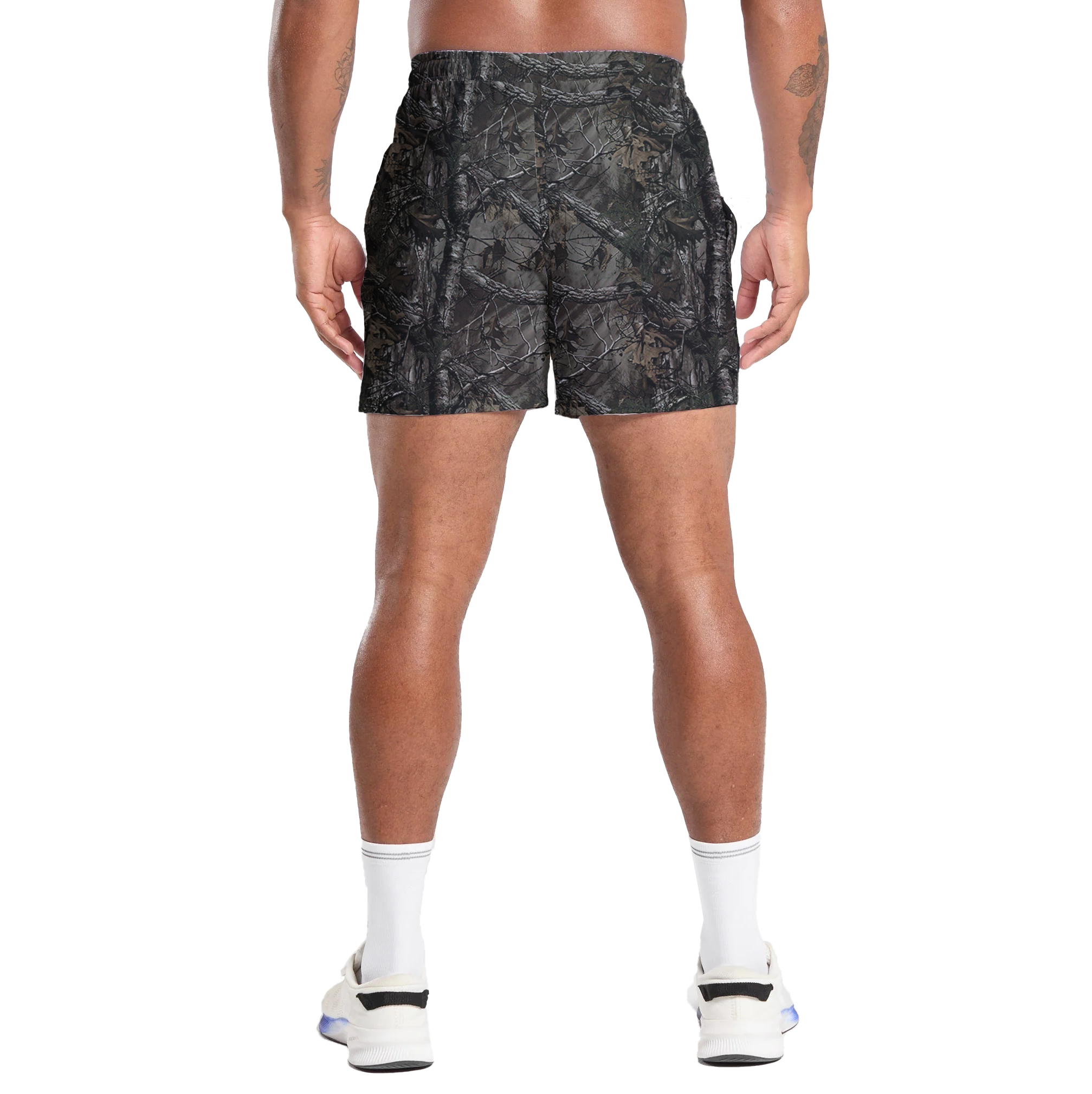 Camo Frorest Shorts With 5 Inch Inseam, Perfect for Men & Women At the Gym, Basketball Camo Mesh Short, Gift for him, Gift For Her, Gym Gift