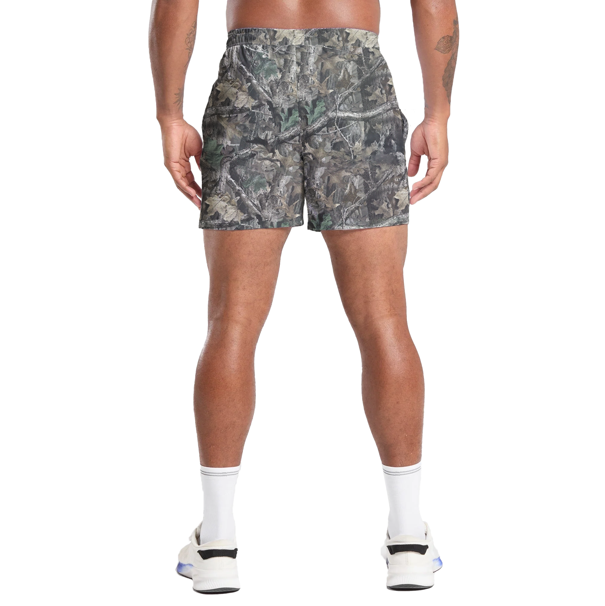 Camo Frorest Shorts With 5 Inch Inseam, Perfect for Men & Women At the Gym, Basketball Camo Mesh Short, Gift for him, Gift For Her, Gym Gift