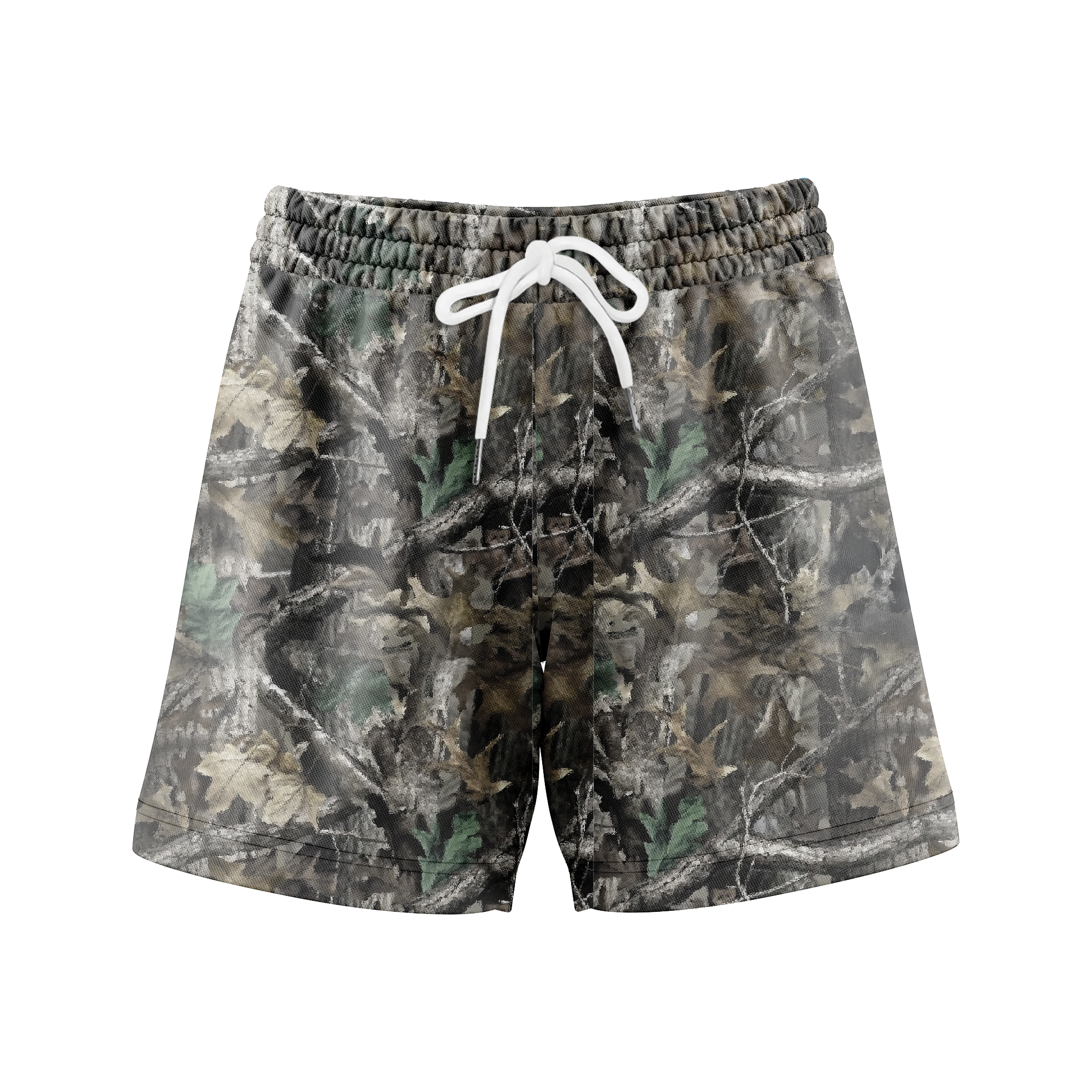 Camo Frorest Shorts With 5 Inch Inseam, Perfect for Men & Women At the Gym, Basketball Camo Mesh Short, Gift for him, Gift For Her, Gym Gift