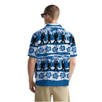 Funny Bigfoot Shirt for Men – Retro Hawaiian Button Down Summer Shirt with Tropical Palm Print