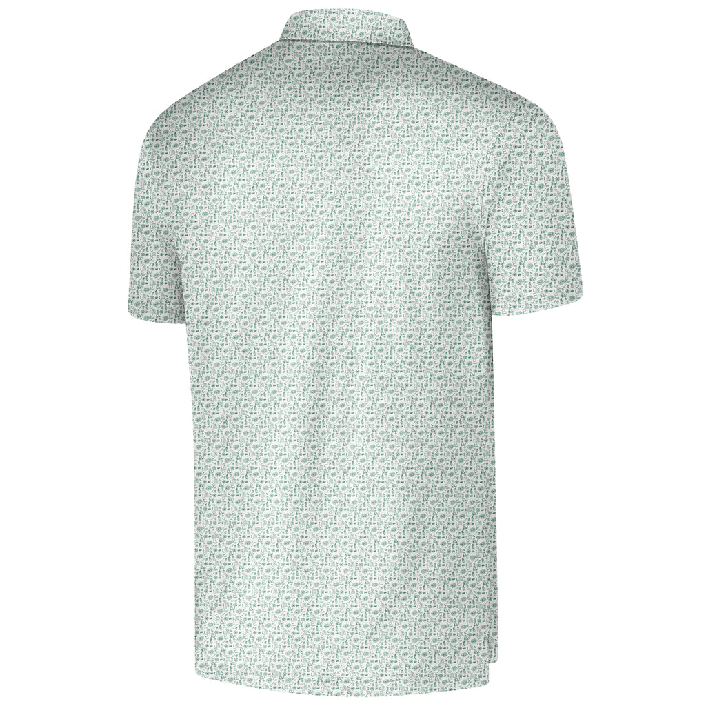 Men's Golf Polo -Print Short Sleeve Quick Dry Polo Shirt, Gift For Him, Gift For Father, Father's Day