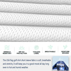 Men's Golf Polo -Print Short Sleeve Quick Dry Polo Shirt, Gift For Him, Gift For Father, Father's Day