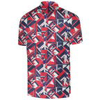 Men's Golf Polo -Print Short Sleeve Quick Dry Polo Shirt, Gift For Him, Gift For Father, Father's Day