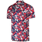 Men's Golf Polo -Print Short Sleeve Quick Dry Polo Shirt, Gift For Him, Gift For Father, Father's Day