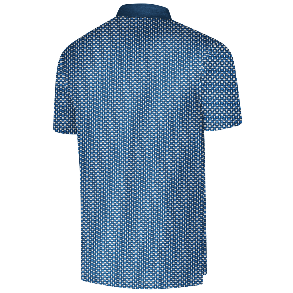 Men's Golf Polo -Print Short Sleeve Quick Dry Polo Shirt, Gift For Him, Gift For Father, Father's Day