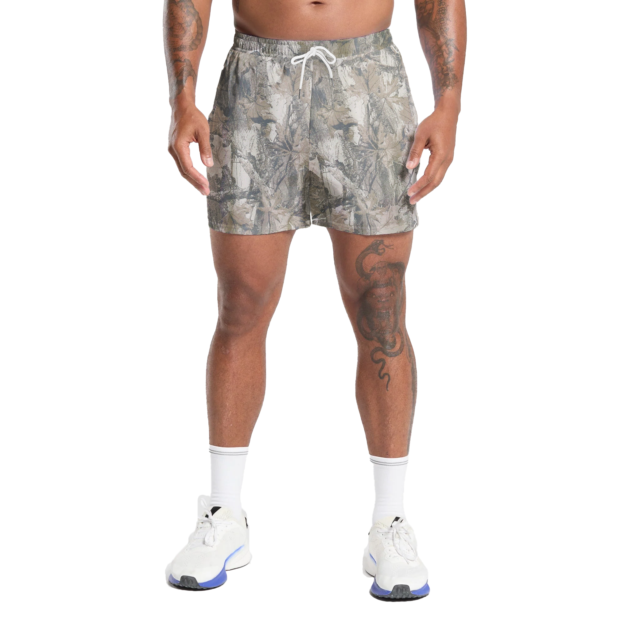 Camo Frorest Shorts With 5 Inch Inseam, Perfect for Men & Women At the Gym, Basketball Camo Mesh Short, Gift for him, Gift For Her, Gym Gift