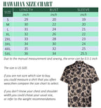 Men's Hawaiian Camo Shirt, Short Sleeve Button-Up, Classic Fit, Summer Outdoor Look, Gift for Dad or Him, Camouflage Vacation Shirt