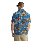 Funny Hawaiian Shirt with Bigfoot Surfing Design, Short Sleeve Button Down Shirt for Men and Women – Perfect for Summer Vacation, Beach Party and Luau Nights