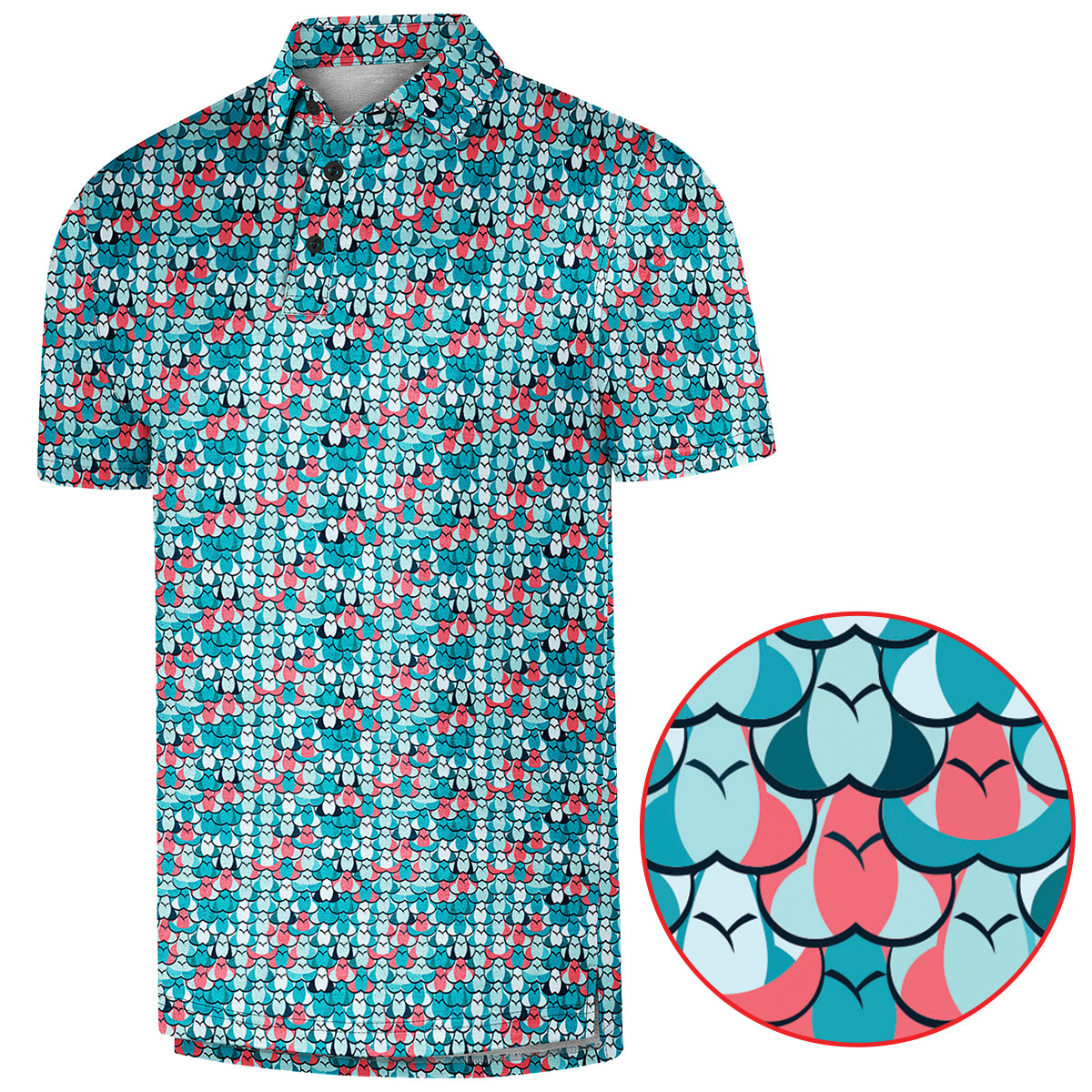 Men's Golf Polo -America Tatas & Peaches Polo, Funny Golf Shirt for Men Quick-Dry, Lightweight & Breathable Fit, 4th of July Patriotic Humor Wear