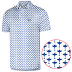 Men's Golf Polo -Print Short Sleeve Quick Dry Polo Shirt, Gift For Him, Gift For Father, Father's Day