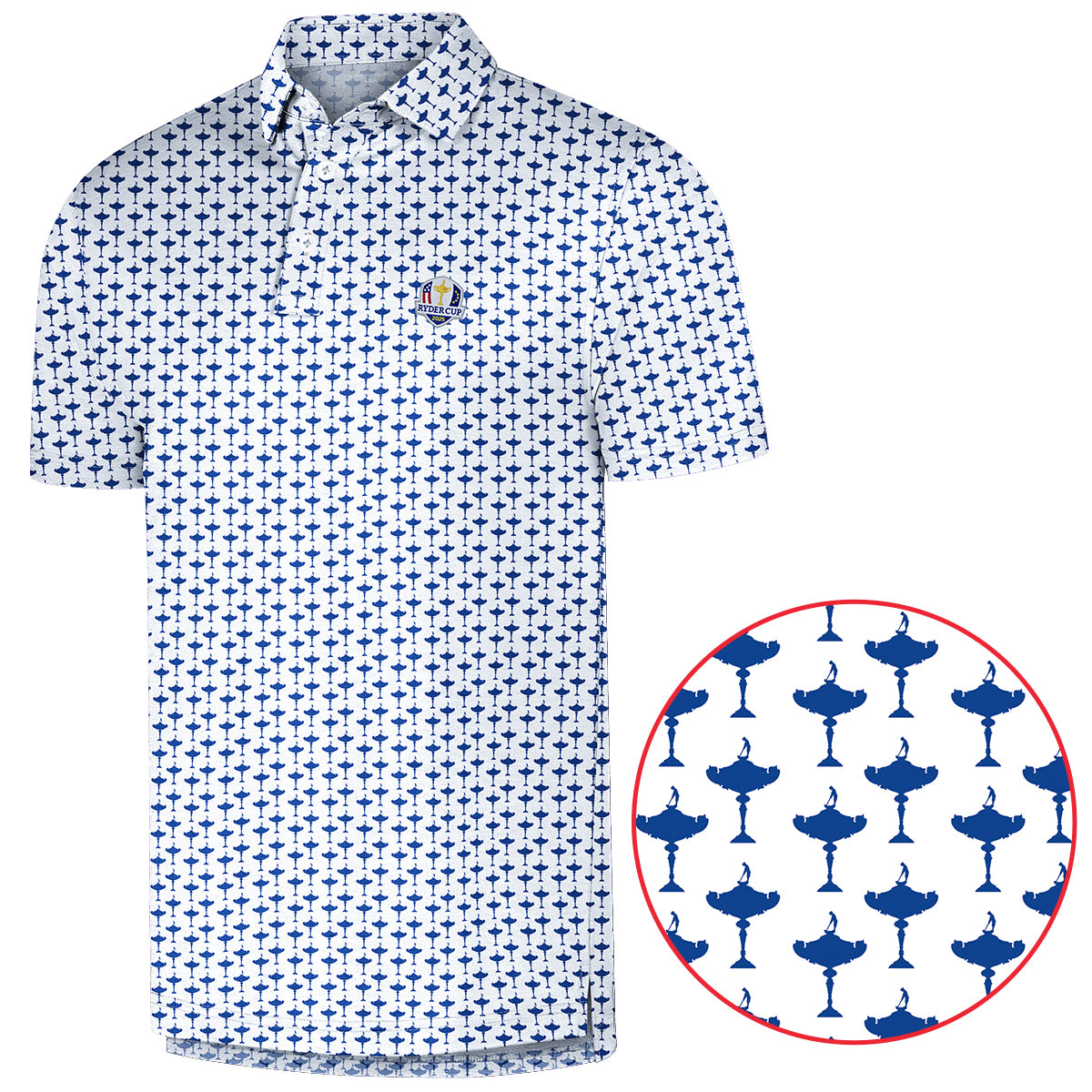 Men's Golf Polo -Print Short Sleeve Quick Dry Polo Shirt, Gift For Him, Gift For Father, Father's Day