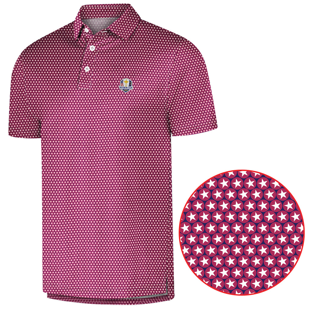 Men's Golf Polo -Print Short Sleeve Quick Dry Polo Shirt, Gift For Him, Gift For Father, Father's Day